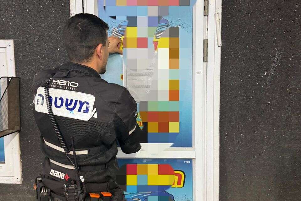 סגירת בית העסק באשדוד , דוברות המשטרה