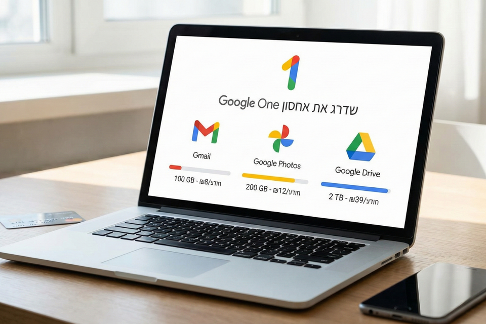 כמה עולה להגדיל את האחסון בגוגל? כל החבילות והמחירים