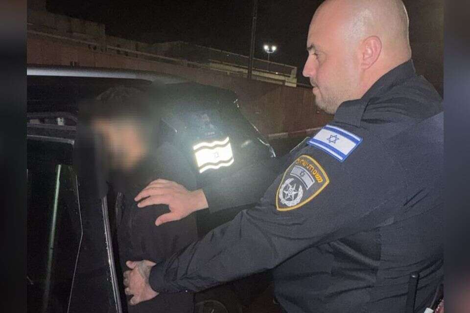 מעצר שב"ח בדרך נמיר בתל אביב , דוברות המשטרה
