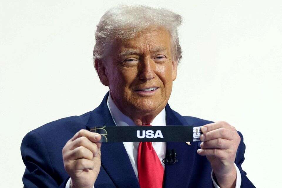 דונלד טראמפ בהגרלת מונדיאל 2026 , רויטרס