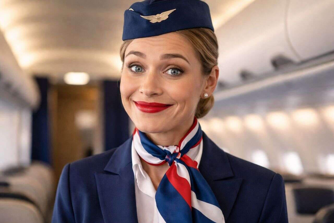 This is why flight attendants sit on their hands in flight