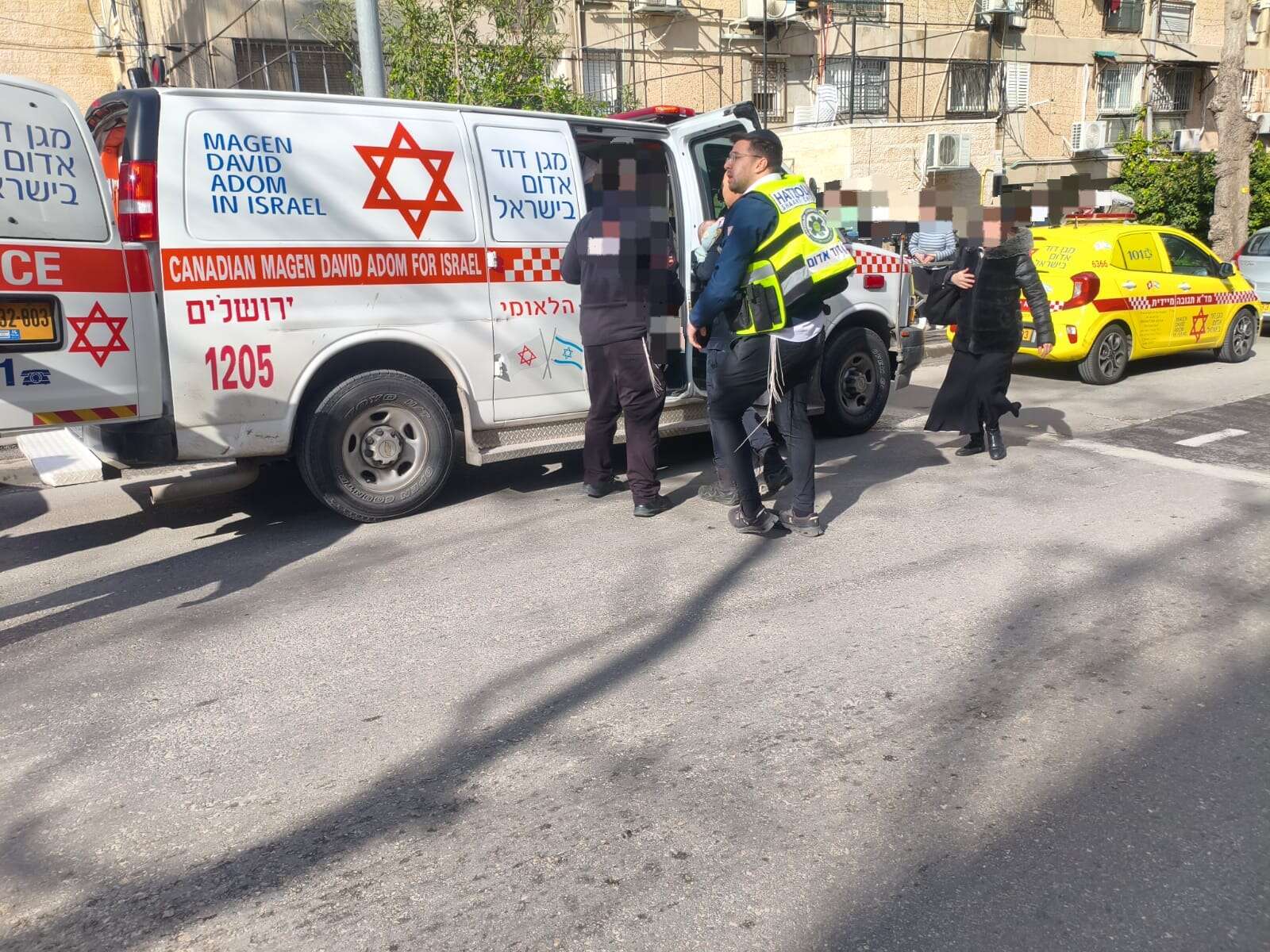 אירוע חריג של חומרים מסוכנים: החייאה ב-2 התינוקות , תיעוד מבצעי מד"א