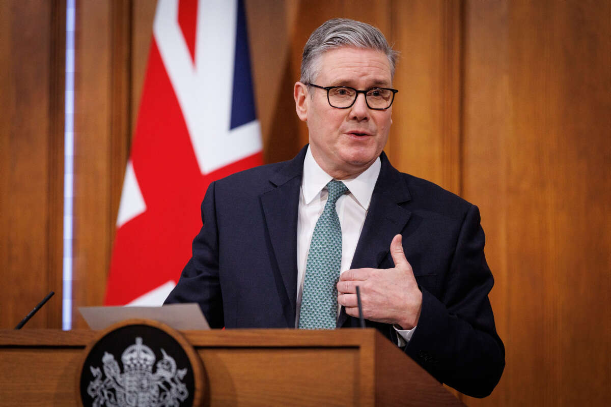 סטארמר. נכנס למעגל האש של טראמפ , EPA