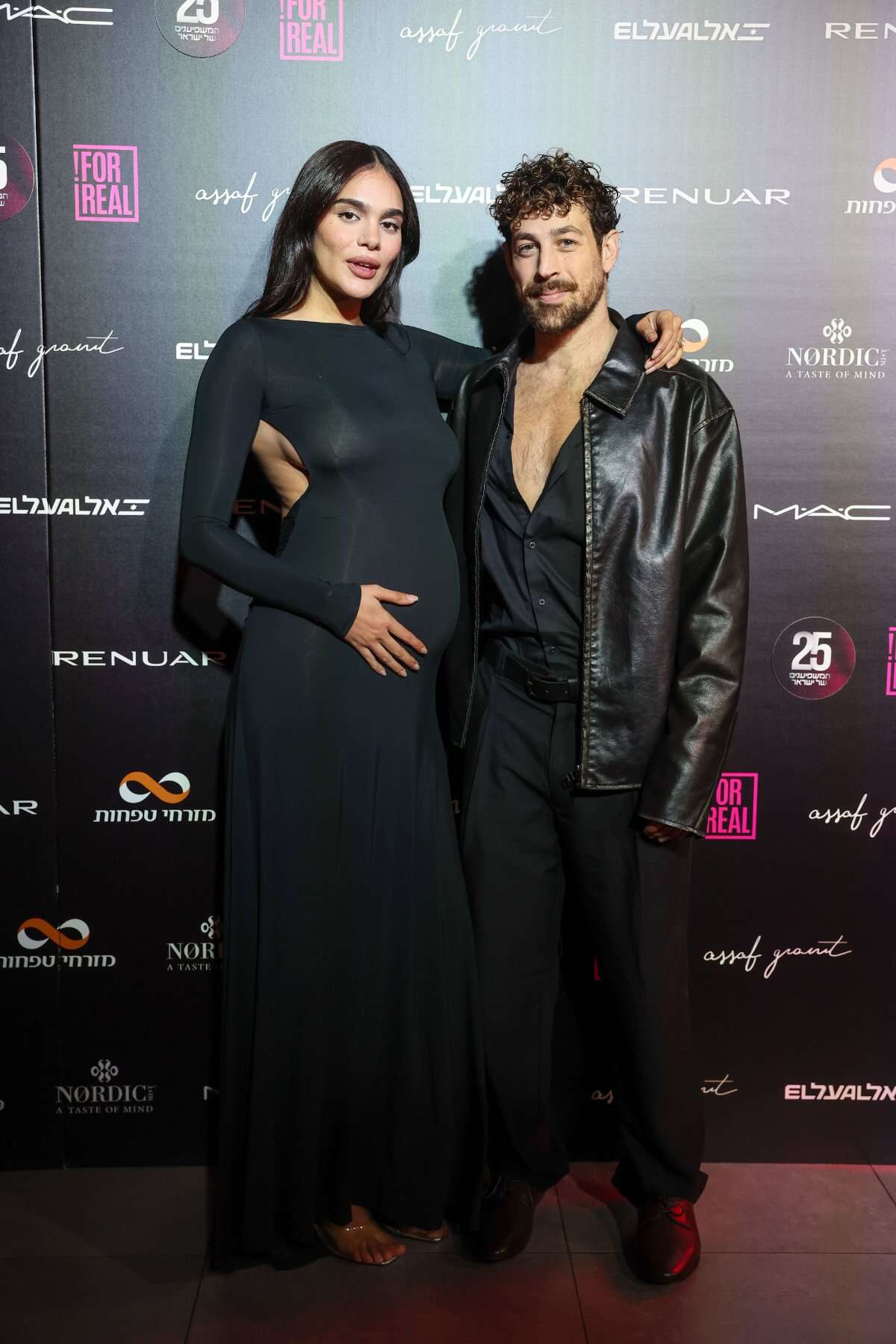 דור טאוב ונויה אריאלי באירוע "25 המשפיענים של ישראל 2025", ForReal , לירון מולדובן