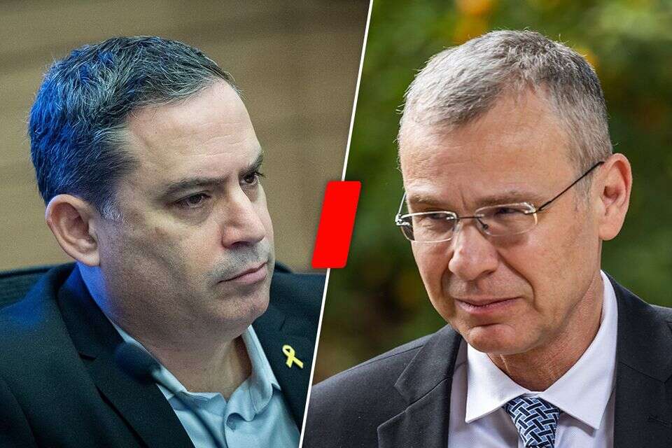 יריב לוין ועמית בכר , יונתן זינדל/פלאש 90 ואורן בן חקון