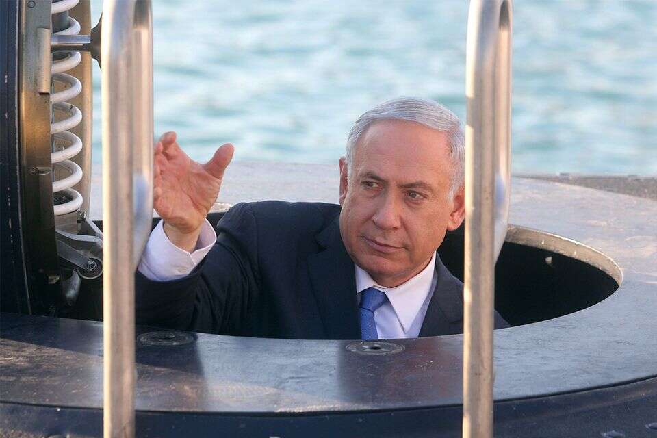 נתניהו בטקס קבלת הצוללות לחיל הים , קוקו