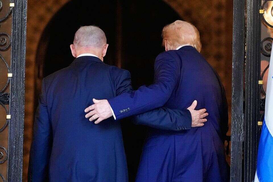 טראמפ ונתניהו , AP