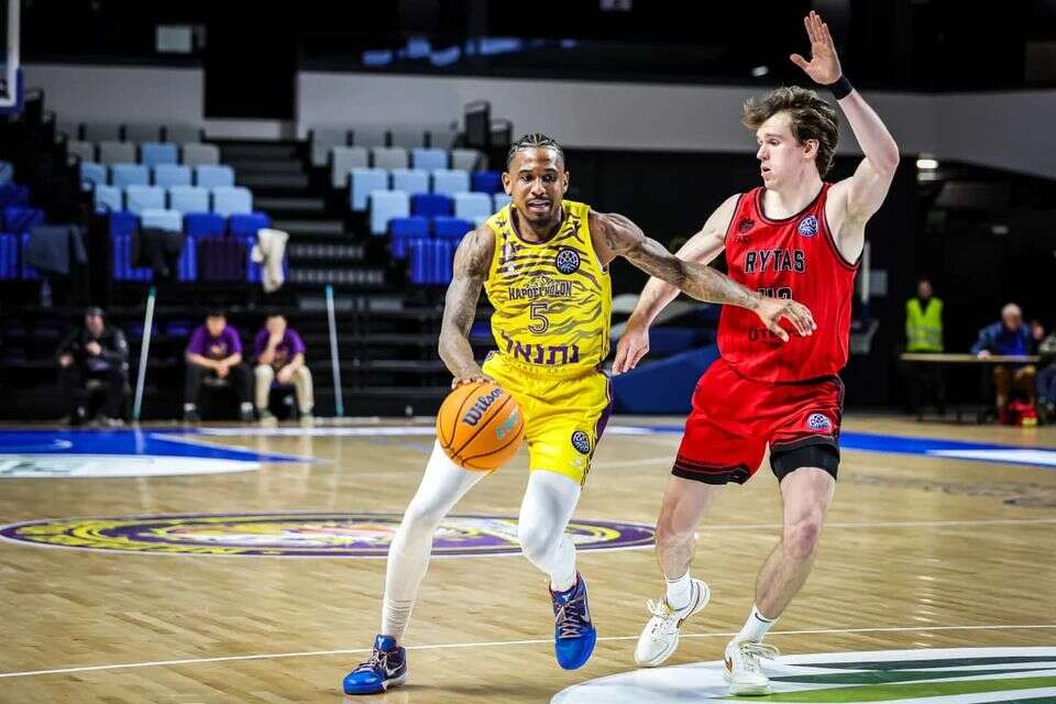 In Kronich's debut: Hapoel Holon lost to Ritas and was practically kicked out of Europe