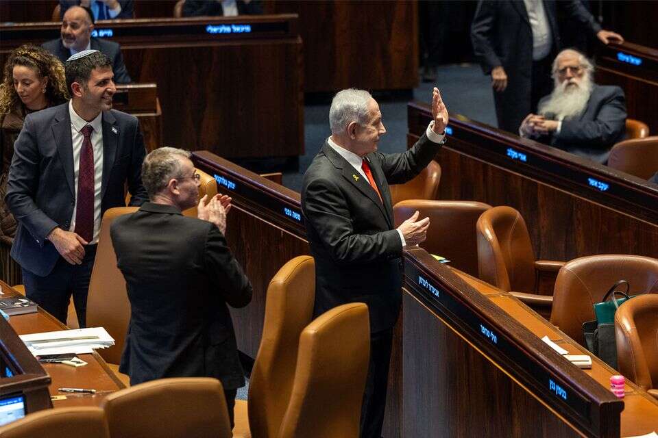 נתניהו במליאת הכנסת , אורן בן חקון