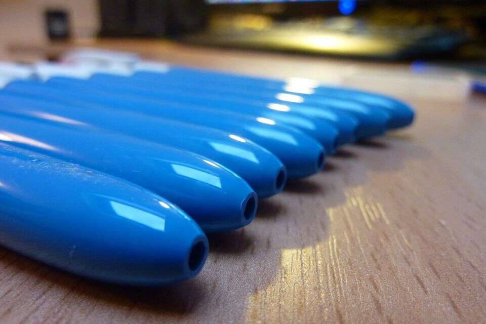 Why is the cap of the pen perforated?