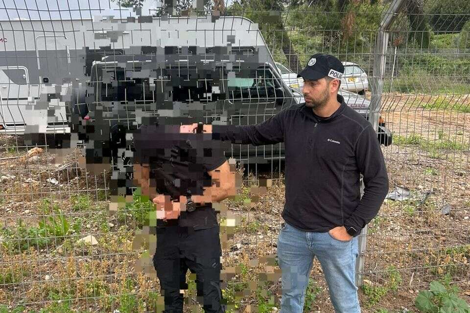 In revenge for a report: a false report on the stabbing of a policeman in Zichron Ya'akov - and was arrested