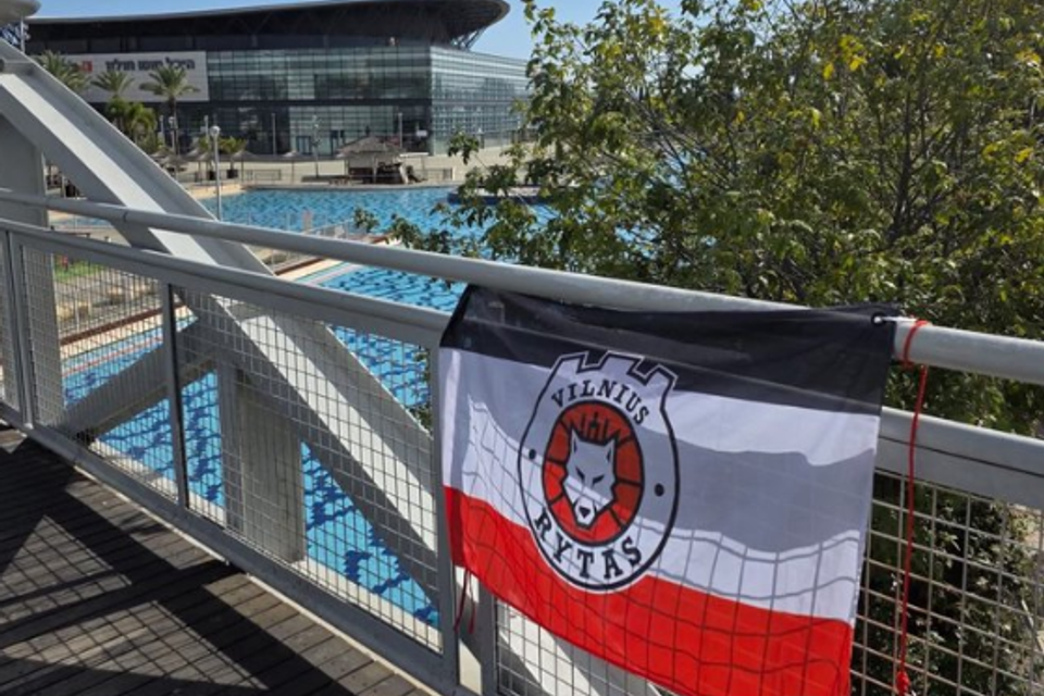 A Ritas Vilnius fan went too far in the game against Hapoel Holon