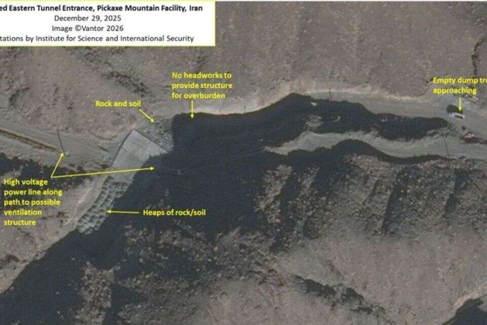 The photos reveal: this is how Iran is fortifying the mysterious nuclear facility