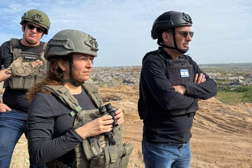 For the first time: the heads of the surrounding authorities toured the Gaza Strip