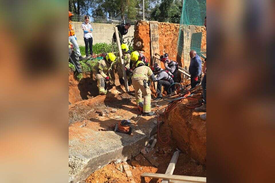 Disaster in Sabion: a worker at a construction site was killed by a concrete slab