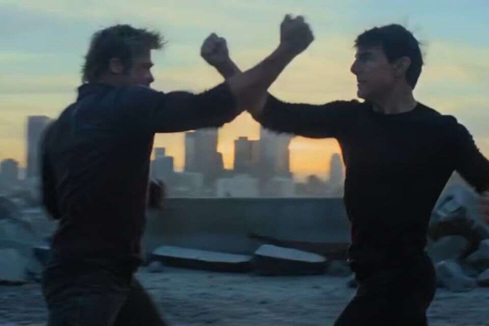 טום קרוז ובראד פיט הלכו מכות על הגג - והרגו את הוליווד