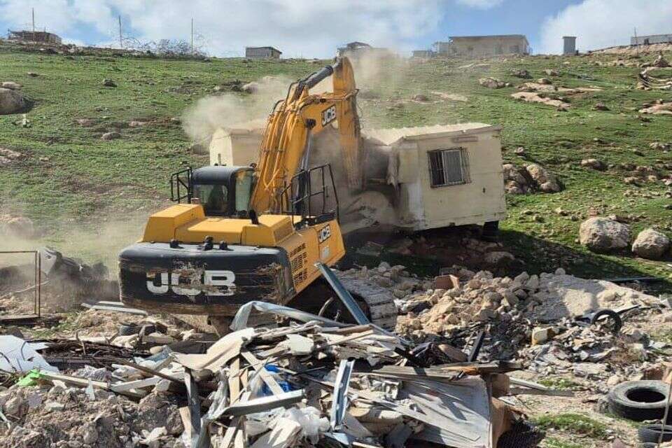 The IDF continues to fight the terrorism of burning Palestinian waste in the West Bank