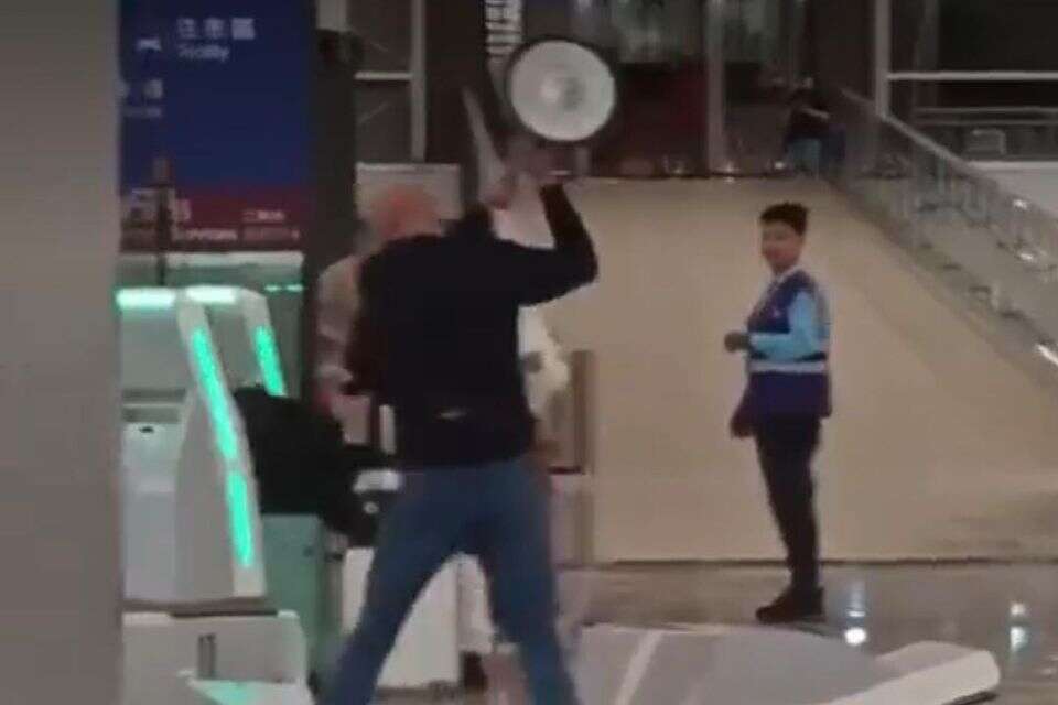 Watch: Go wild at the airport - and may get in trouble for Viagra