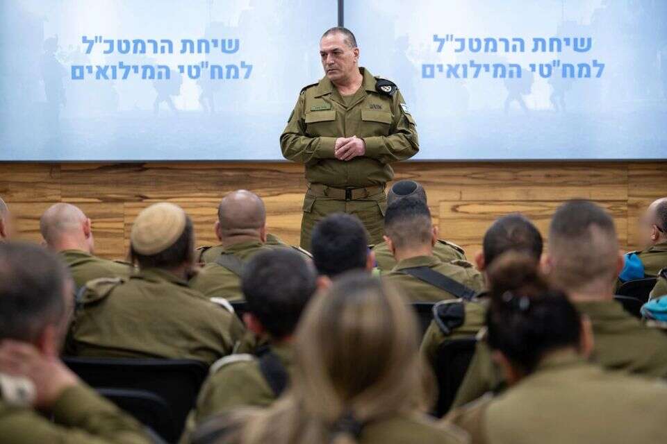 "High operational tempo": the Chief of Staff's message to the commanders of the reserve brigades