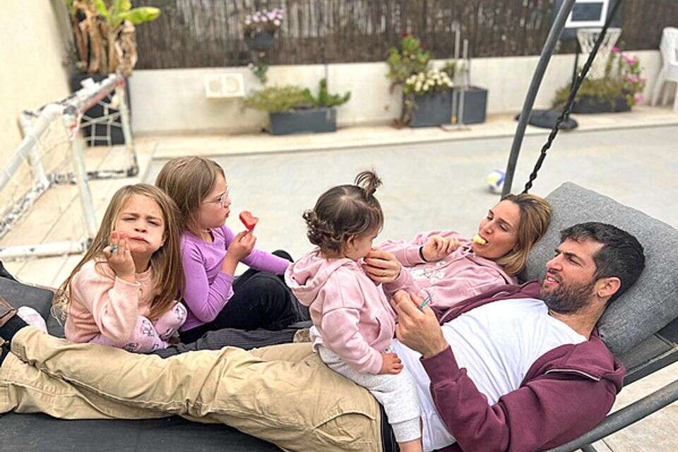 A year after Sagi returned, the house is complete again