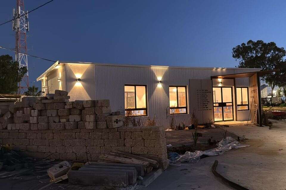 In memory of those who fell on 7.10: a new synagogue was inaugurated at the Orim base
