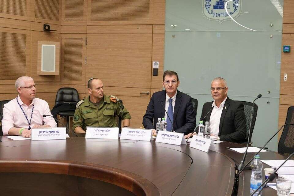 "Preparedness is not a luxury": a debate in the Knesset on the preparation of the home front for operational scenarios