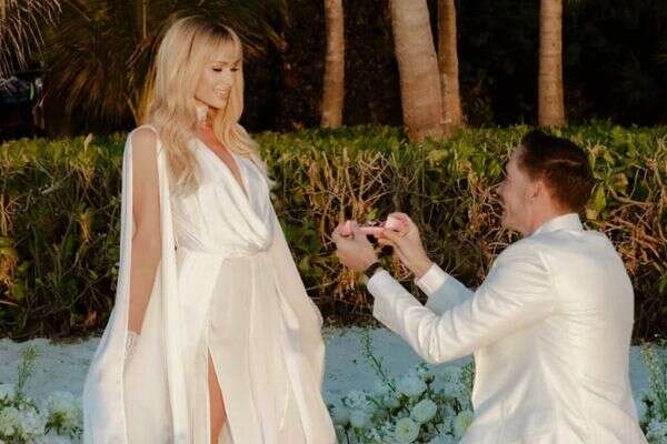 פריס הילטון וקרטר ראום , צילום מסך מאינסטגרם 