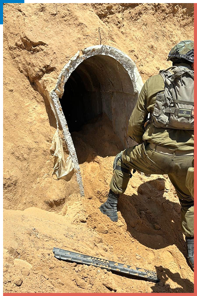 מנהרה בעזה , דובר צה"ל