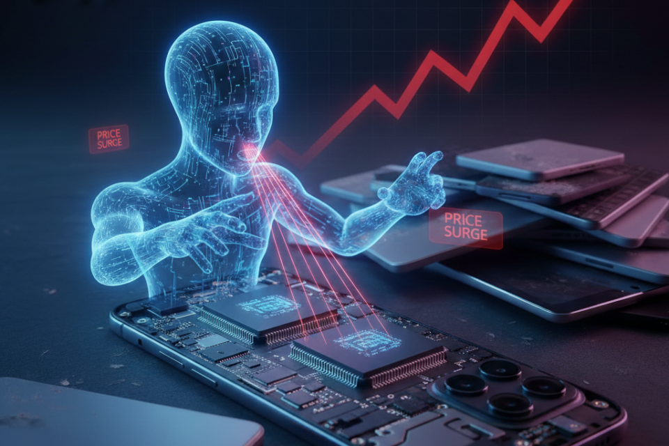 משבר שבבי הזיכרון: כל שאלה ששואלים את ה-AI - מייקרת את הטלפון