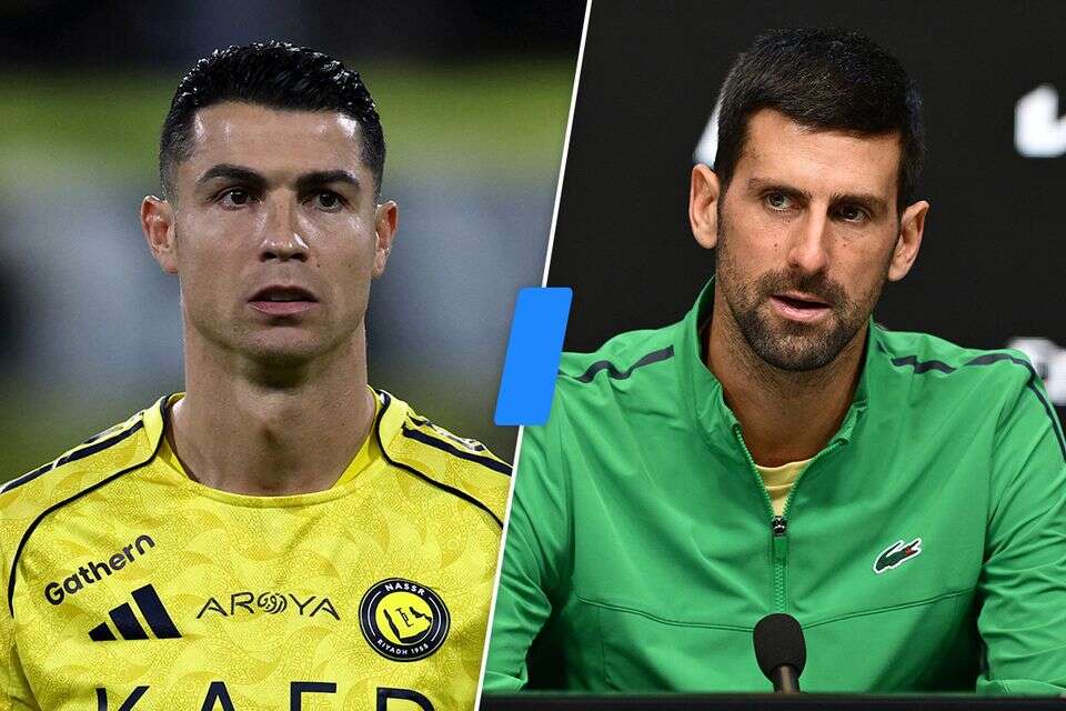 Cristiano Ronaldo is worth 5 times more than Novak Djokovic the full amounts
