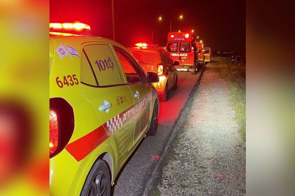 אמבולנס בזירת תאונת דרכים , תיעוד מבצעי מד"א