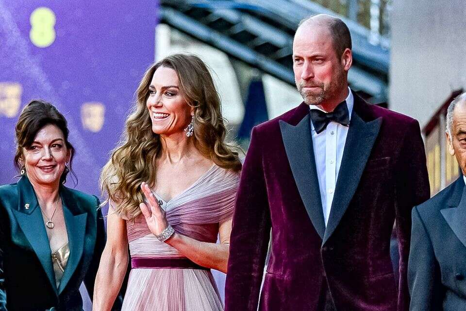 Without saying a word: Kate Middleton appeared at BAFTA