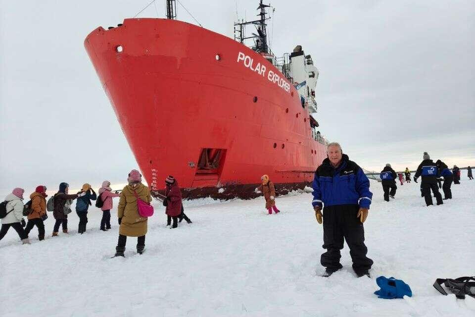 The next hot-cold destination: snow sledding, a frozen lake, the northern lights - and direct flights