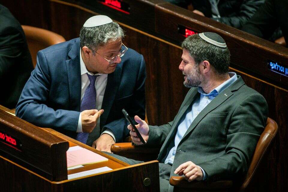  השרים בצלאל סמוטריץ' ואיתמר בן גביר , אורן בן חקון