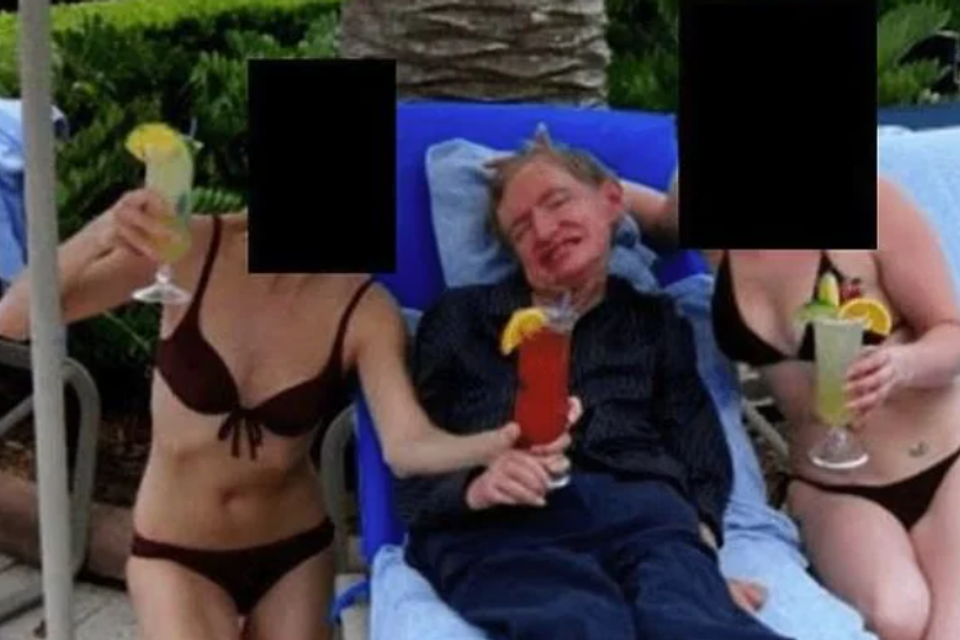 Hawking next to young women in bikinis and the accusations against Trump: new revelations in the Epstein case