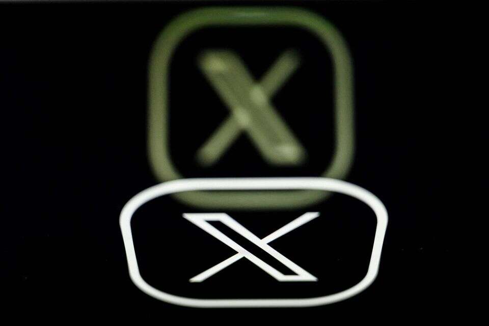 (FILES) This photograph taken on March 7, 2024 in Nantes, shows the logo of US social media platform X, formerly known as Twitter. Elon Musk's X social media platform said on February 20, 2026 it has filed an appeal with the EU's top court against a 120-million-euro ($140-million) fine imposed by the bloc's executive. (Photo by LOIC VENANCE / AFP) , LOIC VENANCE / AFP