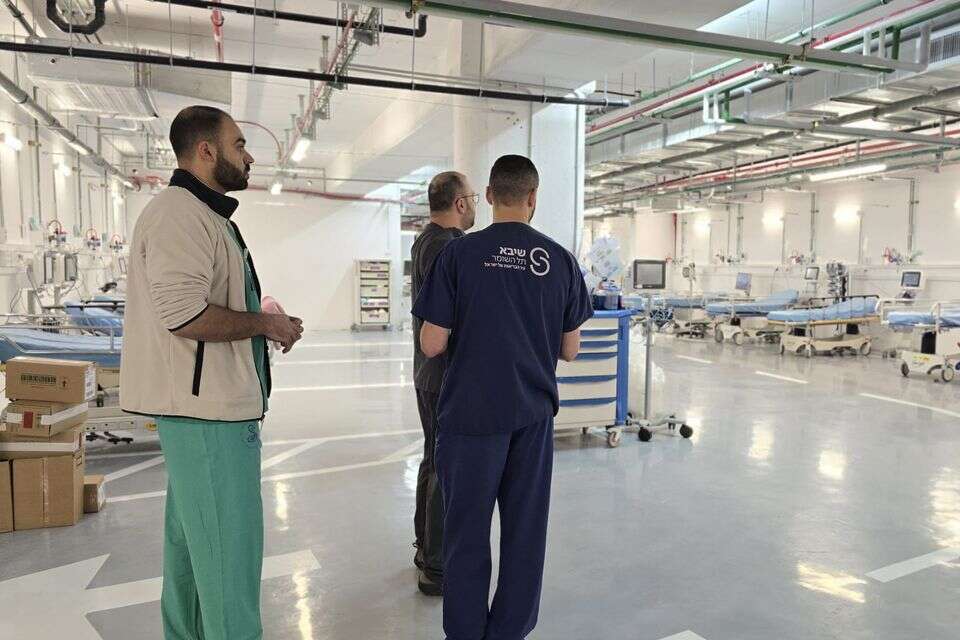 המחלקה התת קרקעית בבית החולים שיבא , באדיבות שיבא
