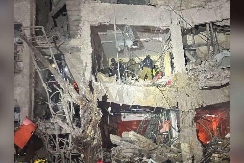 זירת הפגיעה בתל אביב , ללא