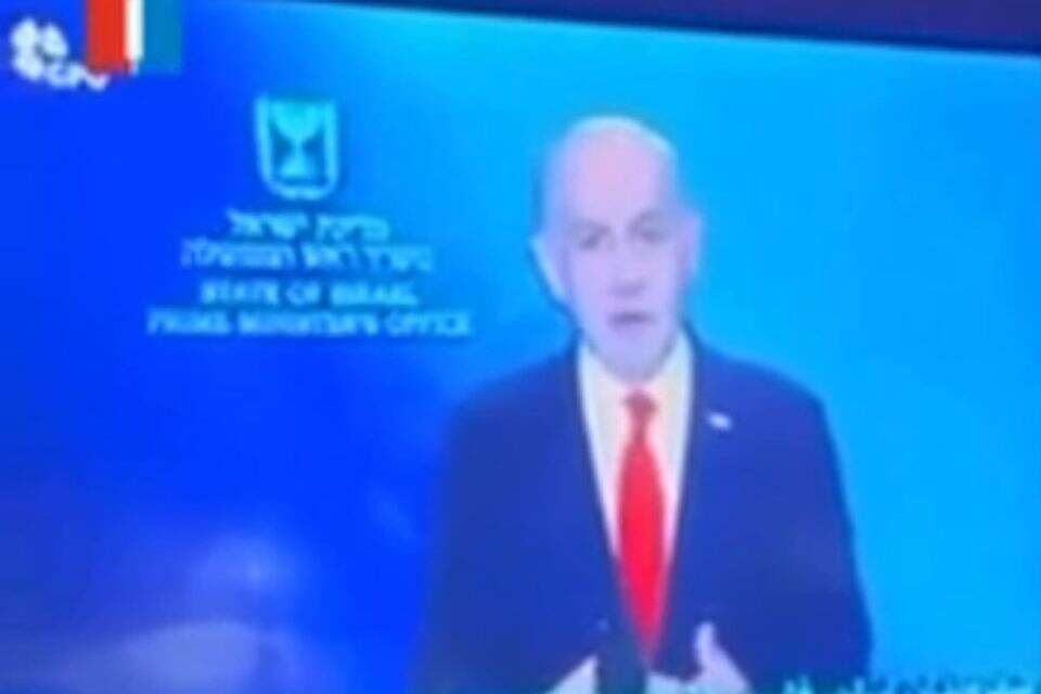 תיעוד הפריצה לשידורים באיראן , .