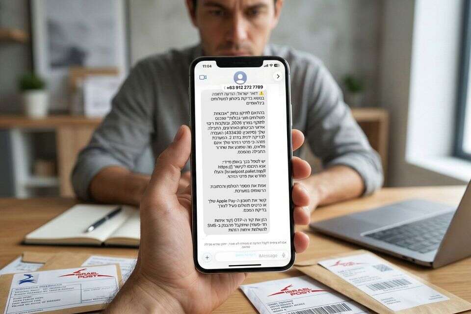 ישראלים רבים מדווחים על הודעת פישינג (אילוסטרציה) , .
