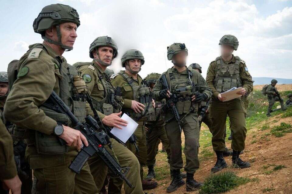 הרמטכ"ל זמיר בגבול הצפון , דובר צה"ל