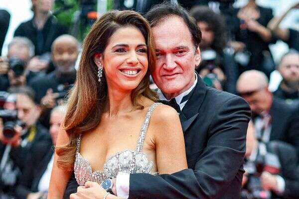 קוונטין טרנטינו ודניאלה פיק בפסטיבל קאן, 13 במאי 2025 , REUTERS/Manon Cruz