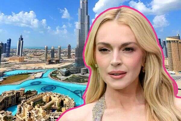 לינדזי לוהן, דובאי , גטי אמג'ז