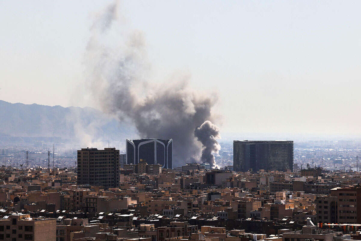 מכת הפתיחה במבצע שאגת הארי באיראן , AFP