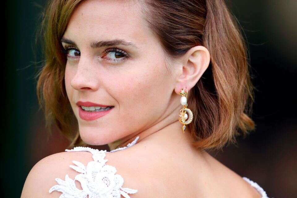 Kiss in the field: Emma Watson with a Mexican heir