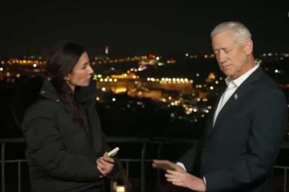 Gantz to "Sky News": "Does not rule out the entry of Israeli forces into Iran"
