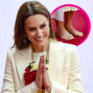 הנסיכה קייט: חלצה נעליים ורקדה במקדש