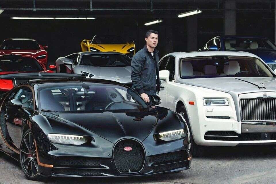Cristiano Ronaldo's car collection is more expensive than Lionel Messi's the full amounts