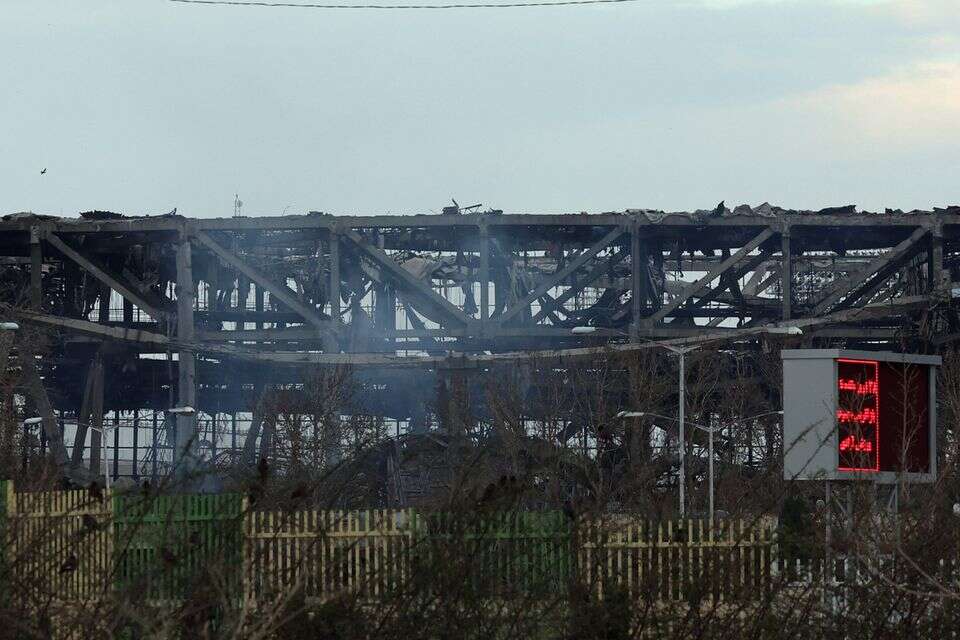 About 1,000 members of the Revolutionary Guards were killed in the large sports complex in Tehran