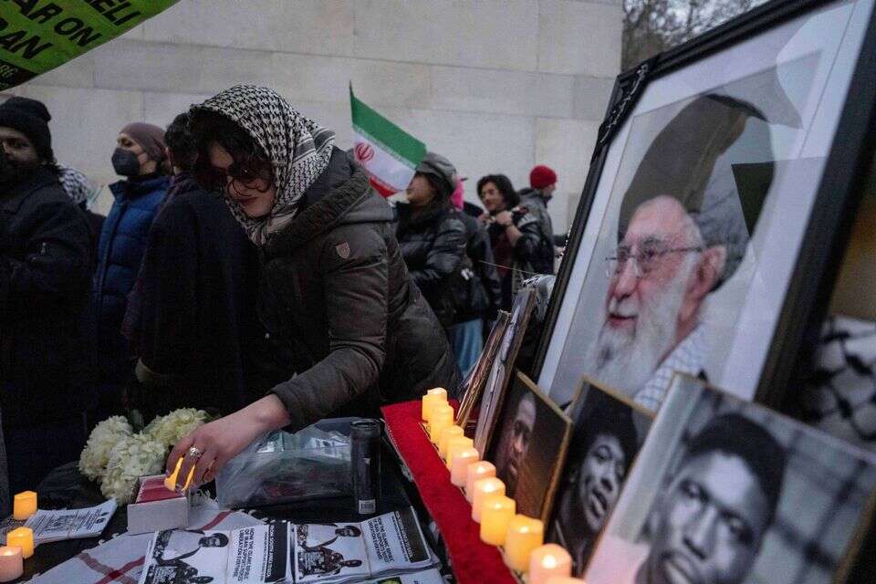 "Death to Israel and America": Violent brawl at Khamenei memorial event in New York